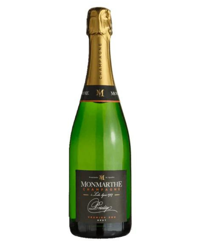 Front view of Monmarthe - Privilège Bottle of Champagne