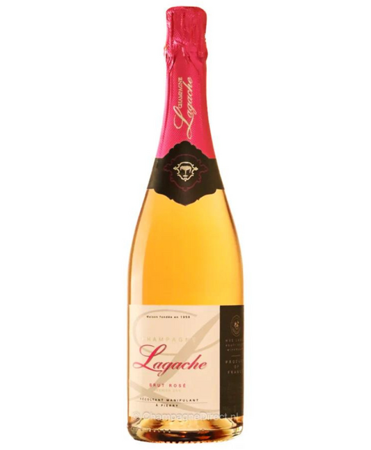 Lagache Cuvee Brut Front bottle by Champagnedirect.nl